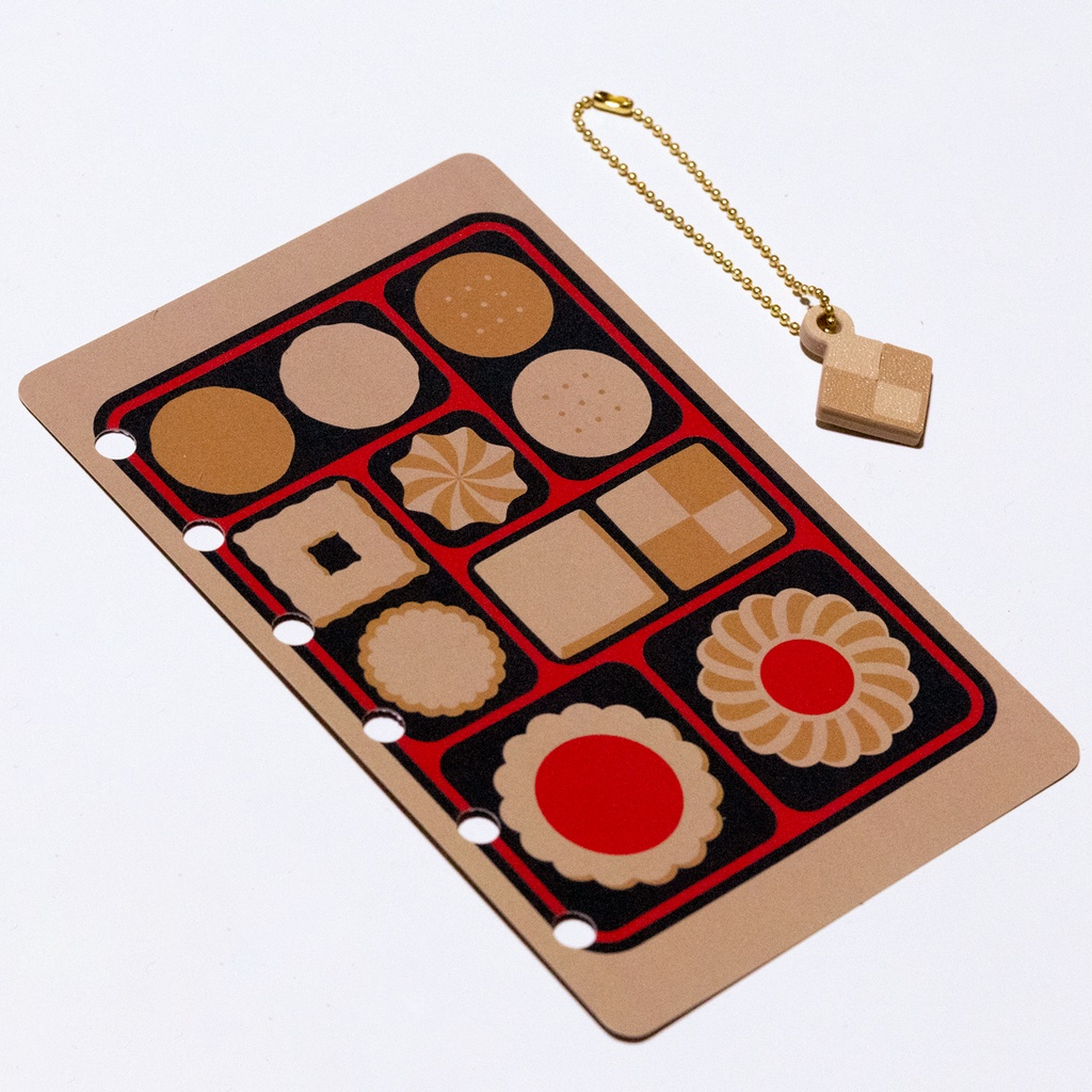 【紙製】おやつタイムペーパーディバイダー『クッキー缶』M6サイズ