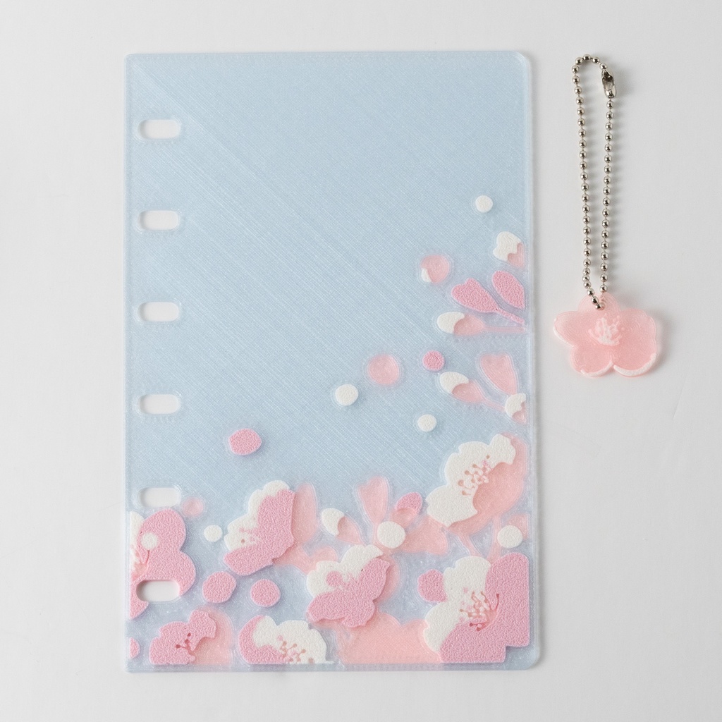 【3Dプリント製】 四季めぐるディバイダー『桜』チャーム付