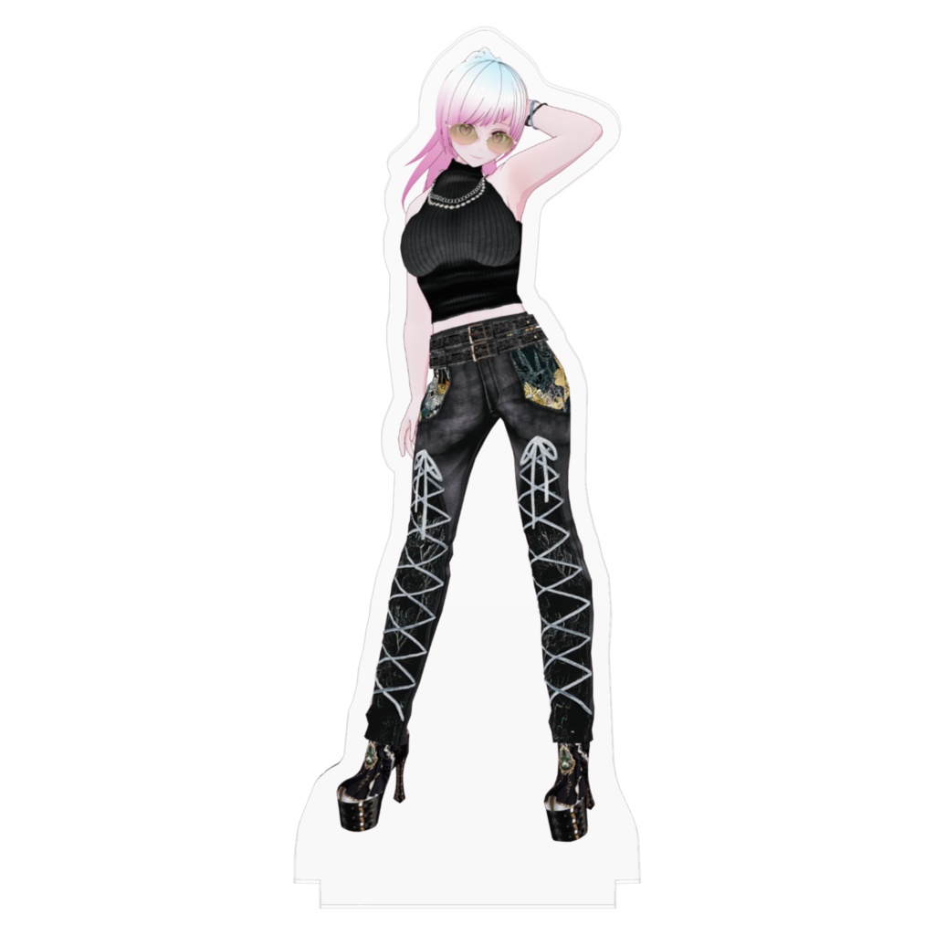 花雨リリー アクリルフィギュア デニムver