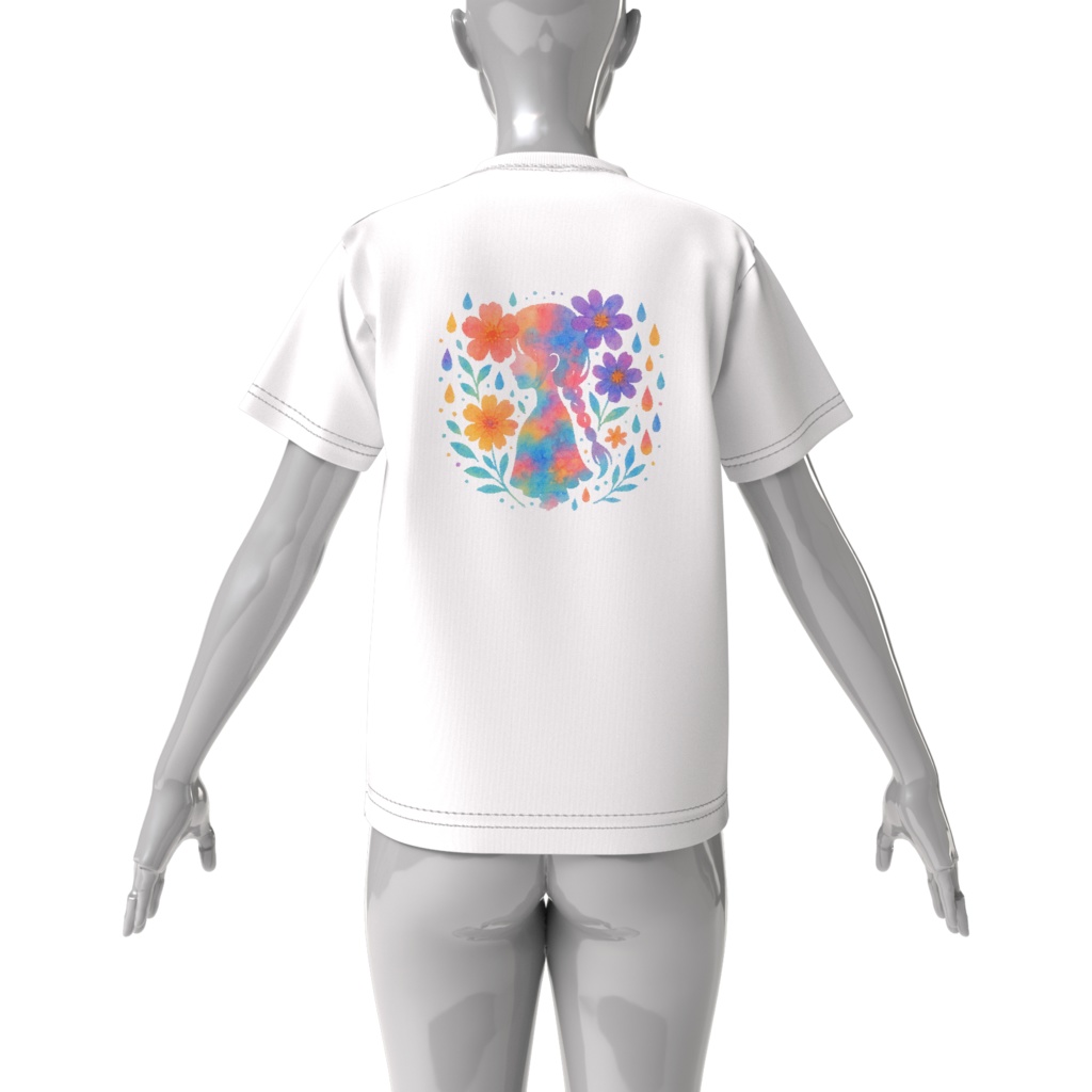 Lilium ビッグシルエットTシャツ White
