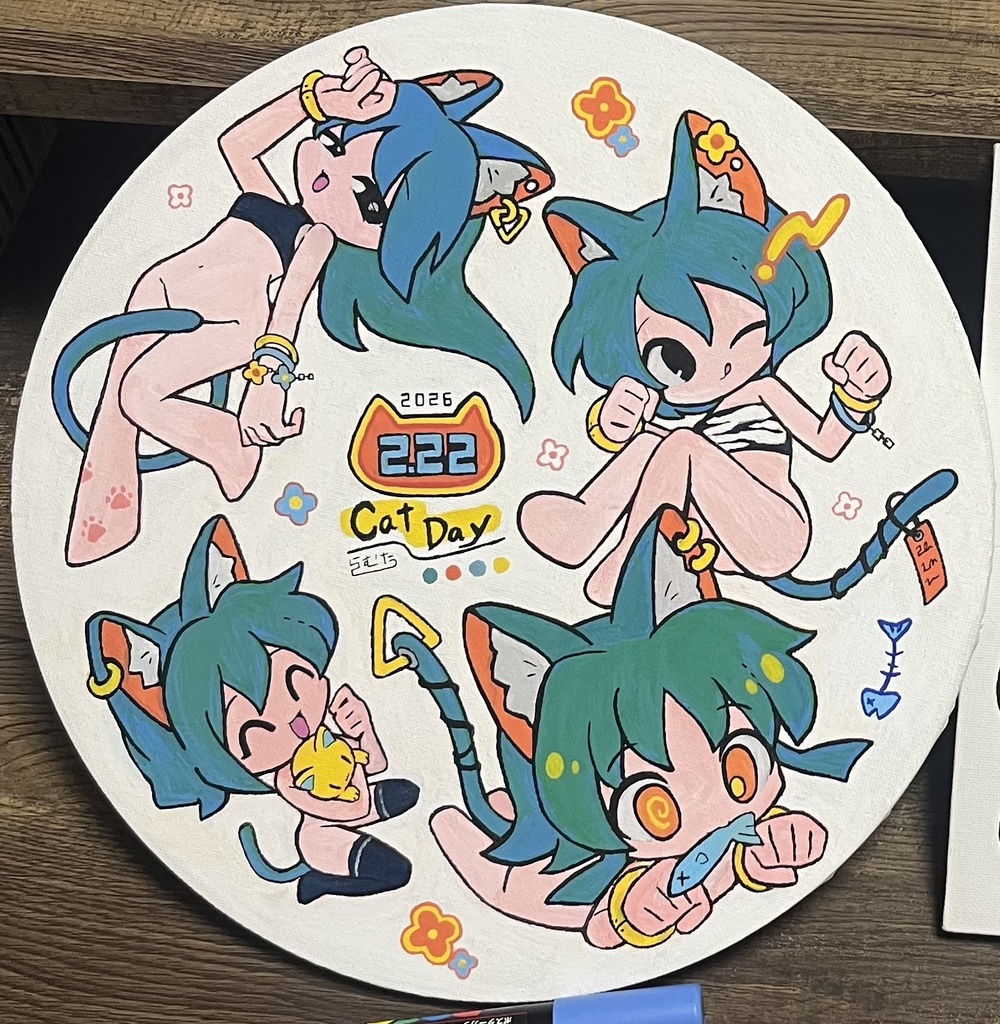 猫の日　原画