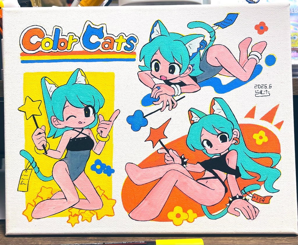 Color Cats 原画