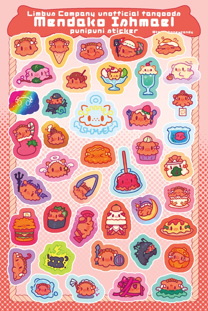ぷっくりシール【Limbus Company同人グッズ】