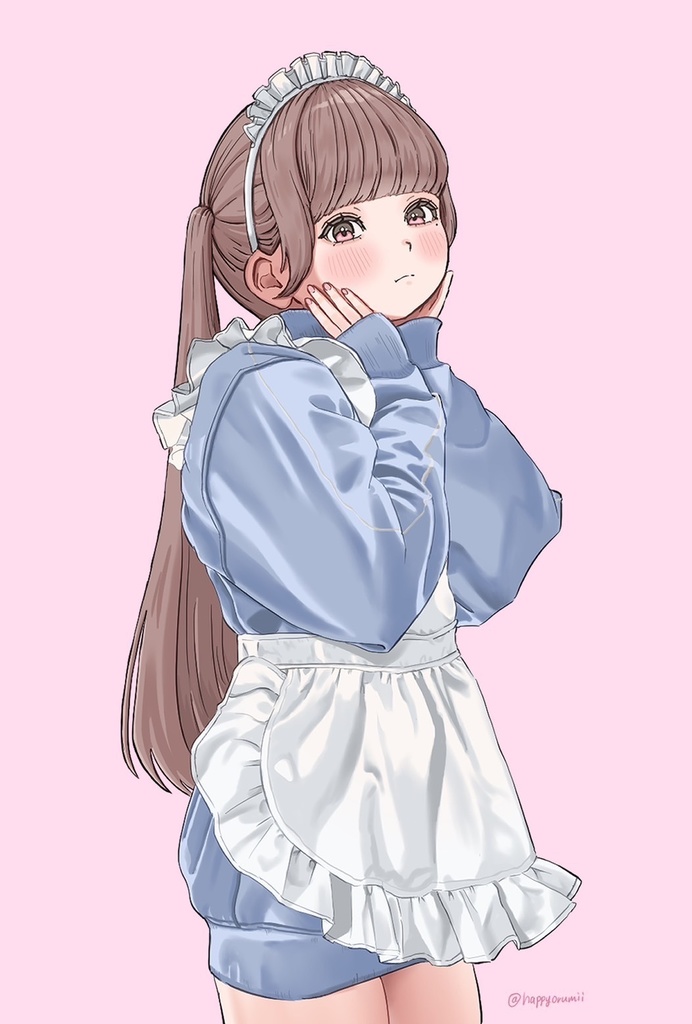 ポストカード ジャージメイドちゃん