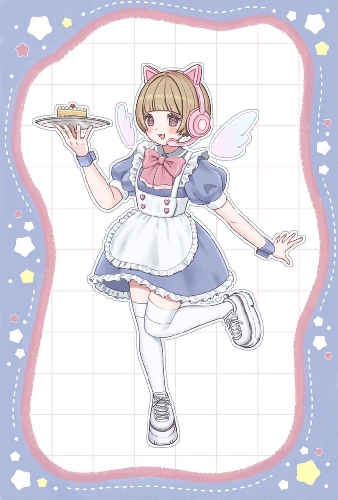 ポストカード ゲーミングpcちゃん