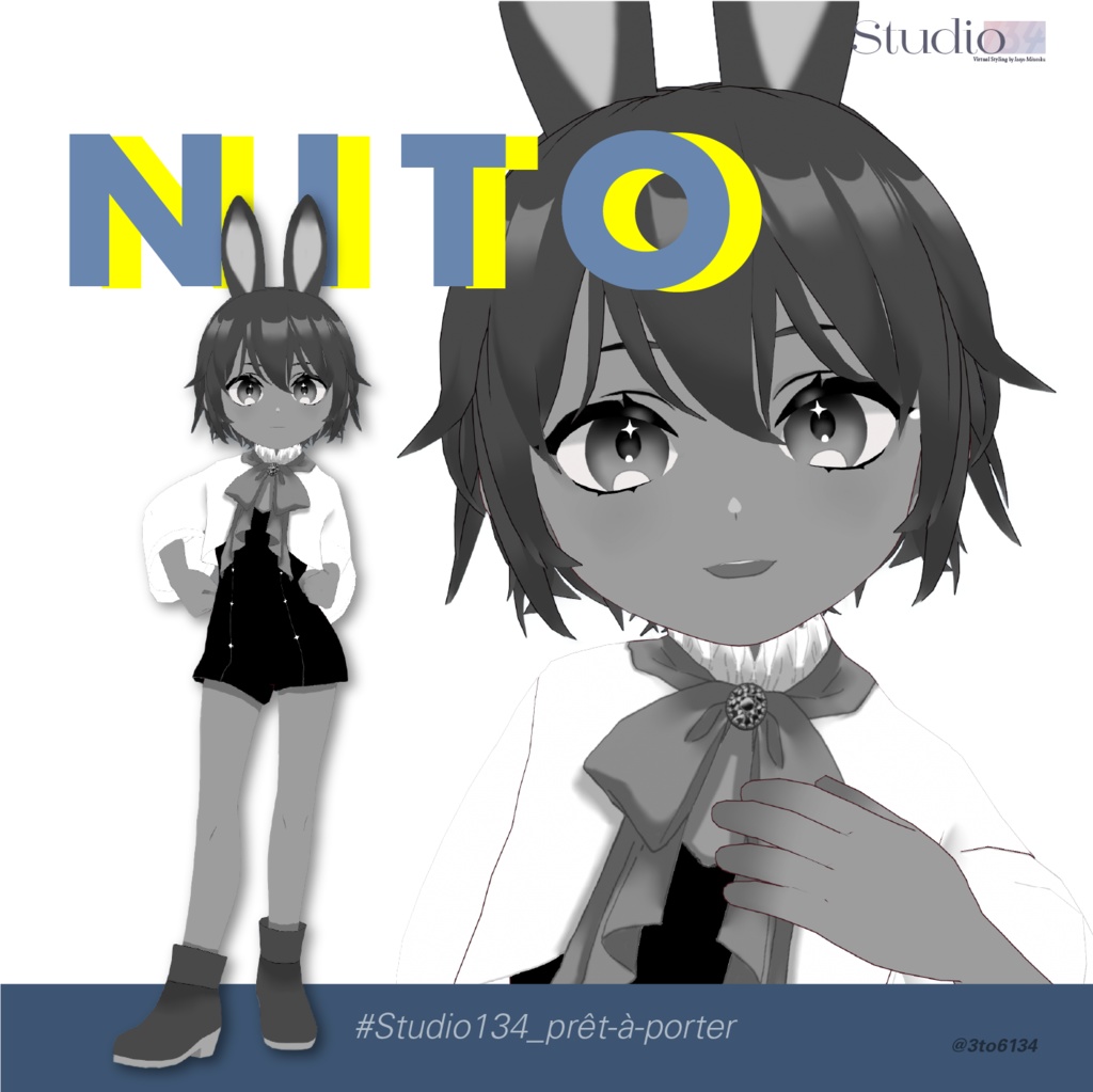 【VRoid Studio製3Dモデル】NITO