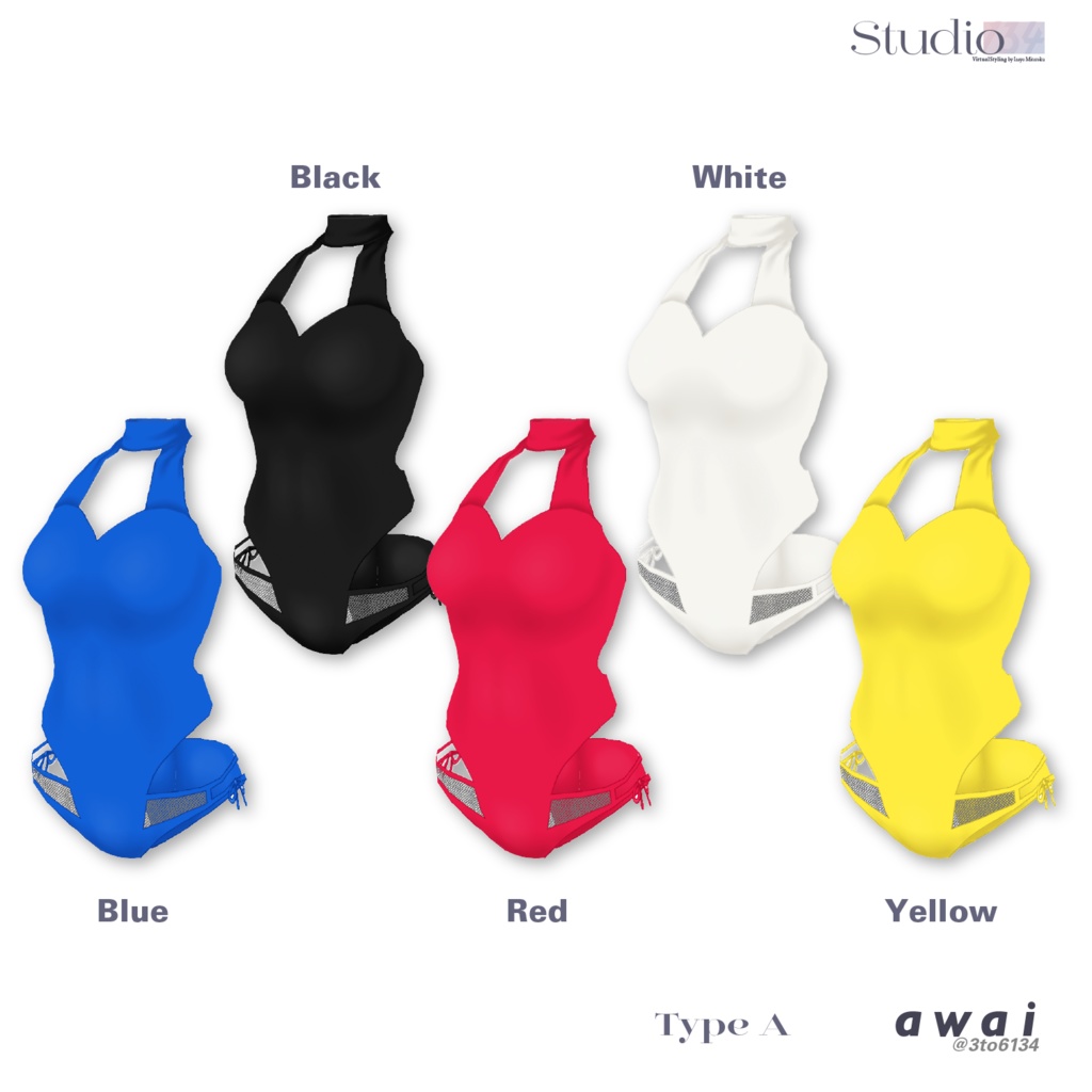 【VRoid衣装テクスチャ】Swimwear_Venus【#awai_Studio134】