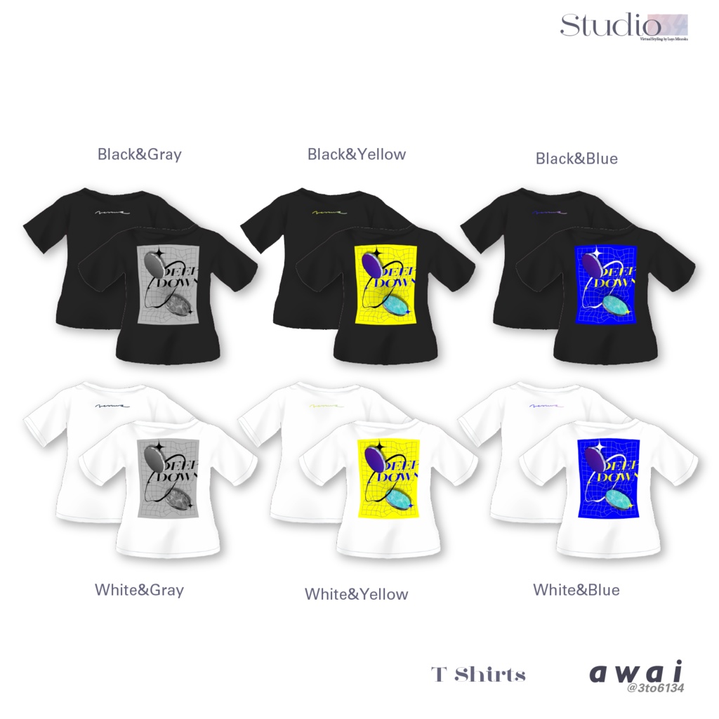 【VRoid衣装テクスチャ】Swimwear_Hesper【#aw