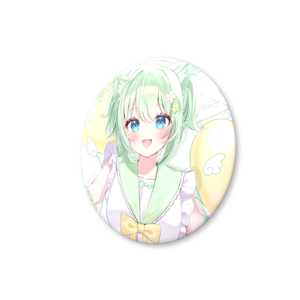 半年記念缶バッジ