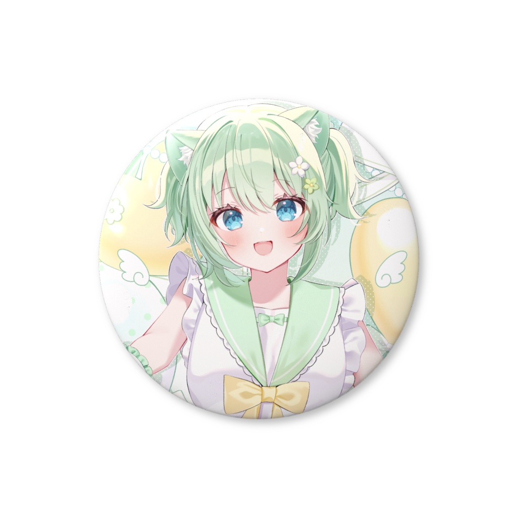 半年記念缶バッジ