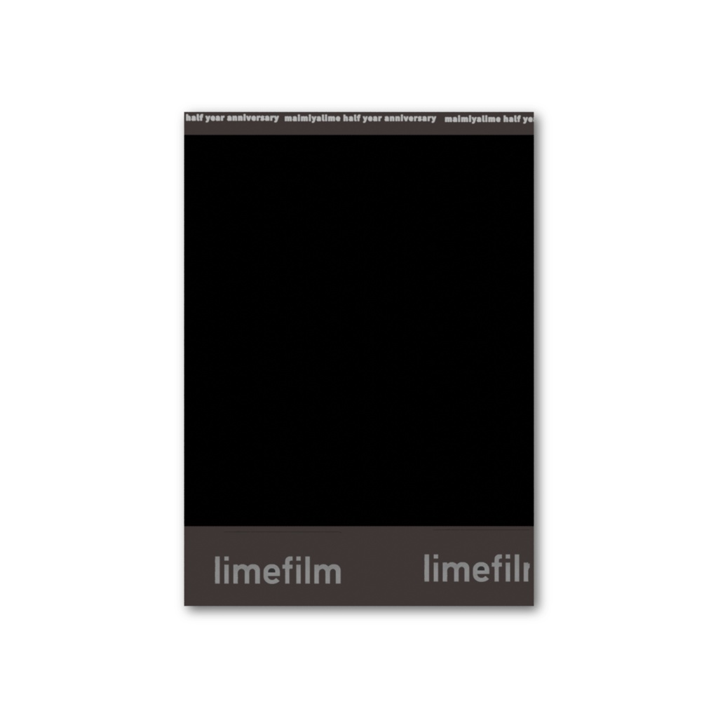 半年記念チェキ風カード