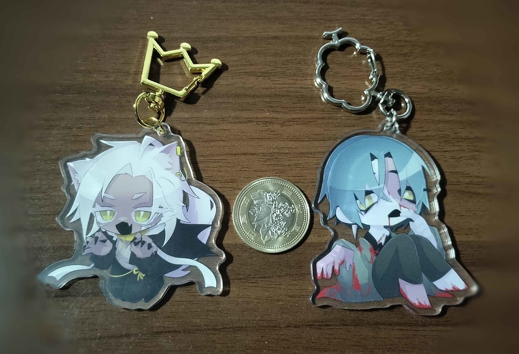 ハロウィンなぐむろアクキー - そふちくり～むの蘇 - BOOTH