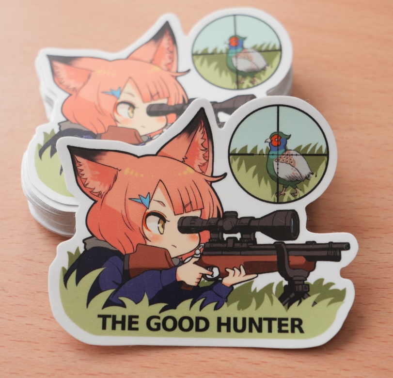 THE GOOD HUNTER ステッカー　サイズ変更版（ver1.1）