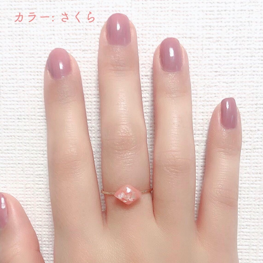 華やぐ小粒シェルリング