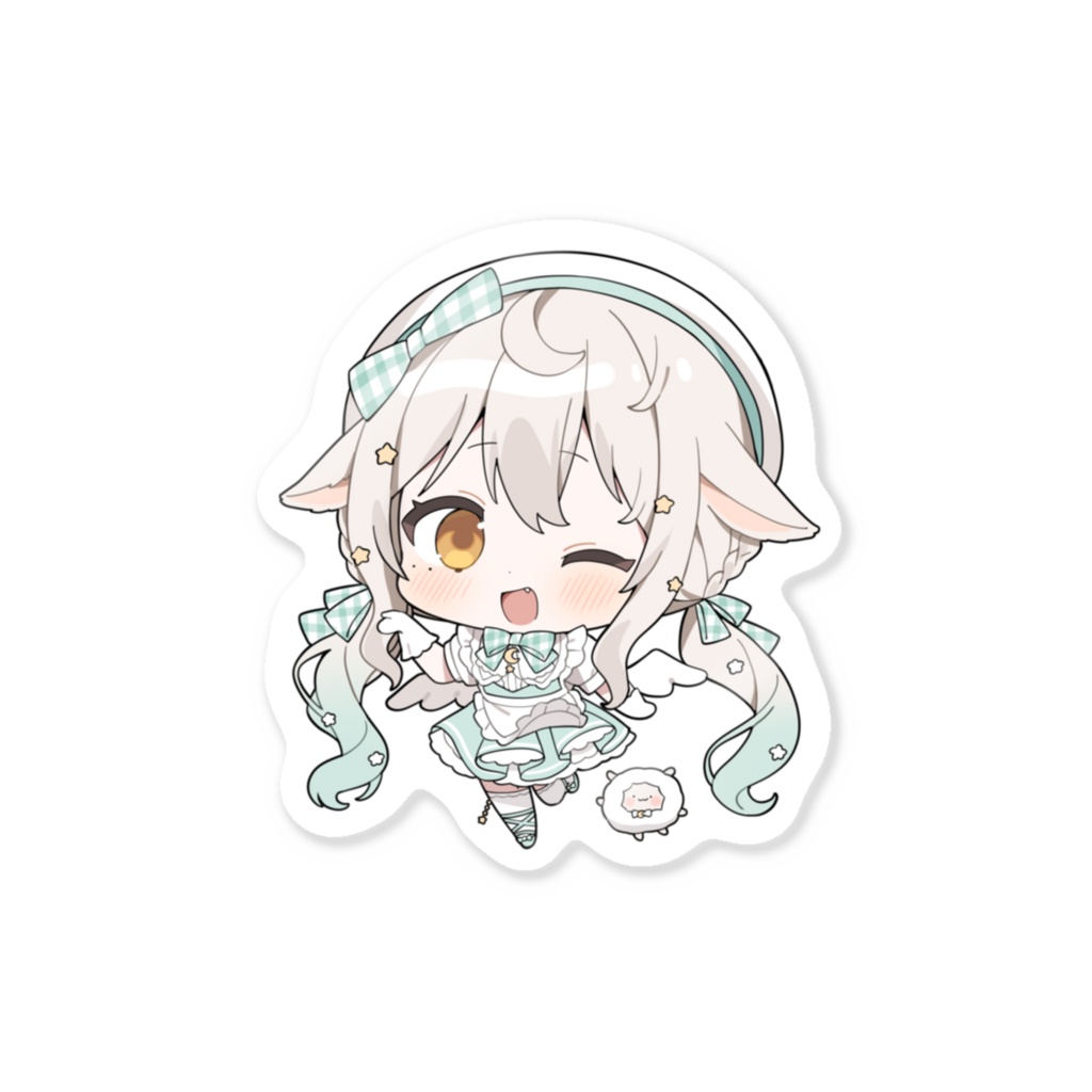 cafeよいゆめ きらきらステッカー（1周年&新衣装記念グッズ）