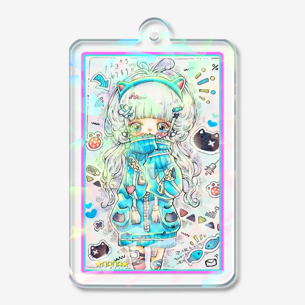 ホログラムキーホルダー(ｼﾞｬｰｼﾞ娘)