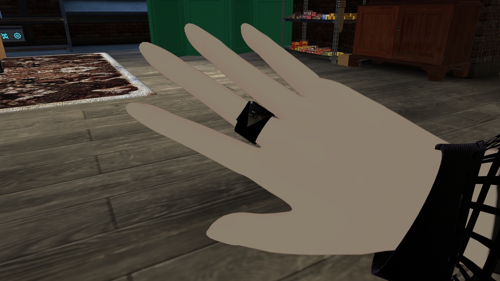 【VRChat】仕込みナイフ展開ギミック搭載指輪