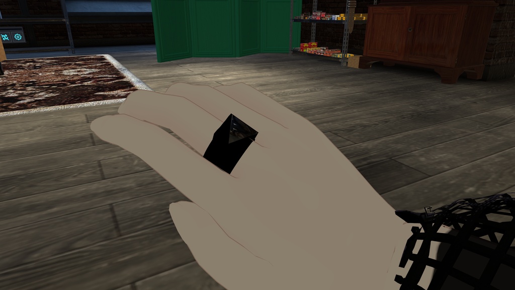 【VRChat】仕込みナイフ展開ギミック搭載指輪