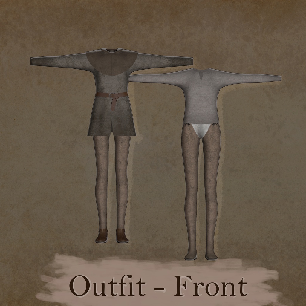 Medieval Peasant Outfit for +head