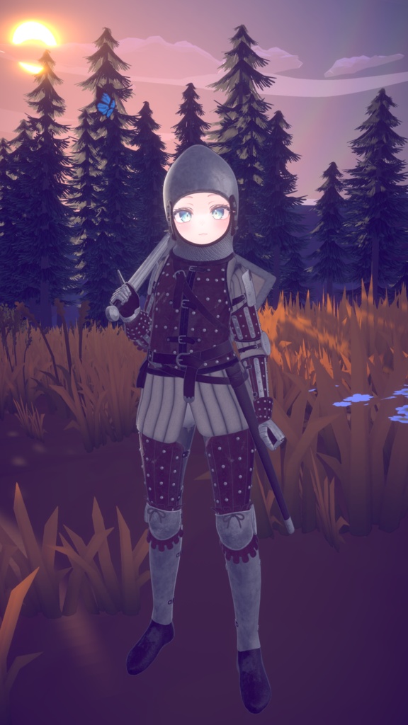 Medieval Mercenary Sergeant Armor Set