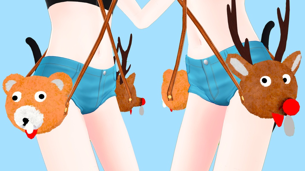 無料版あり「ラリクマ&ラリシカ」ポシェット