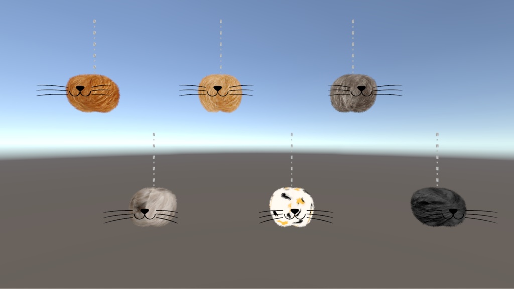 にゃんたまイヤリング