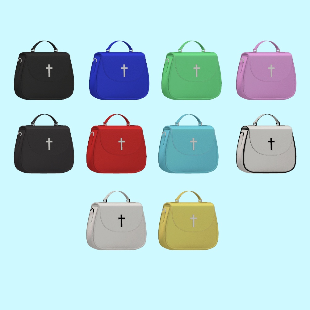 シンプル地雷系ショルダーバッグ