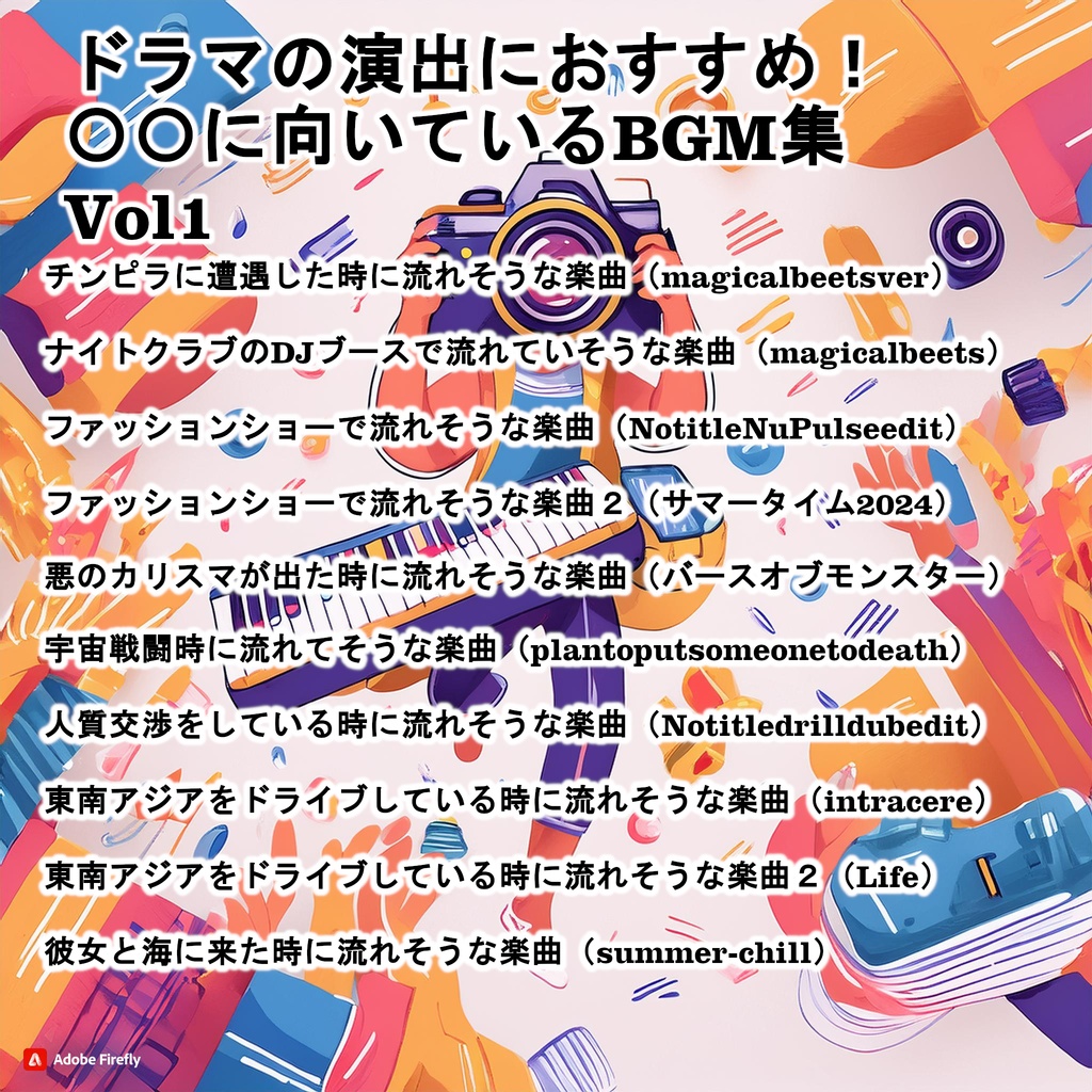 ドラマの〇〇に向いている楽曲集1
