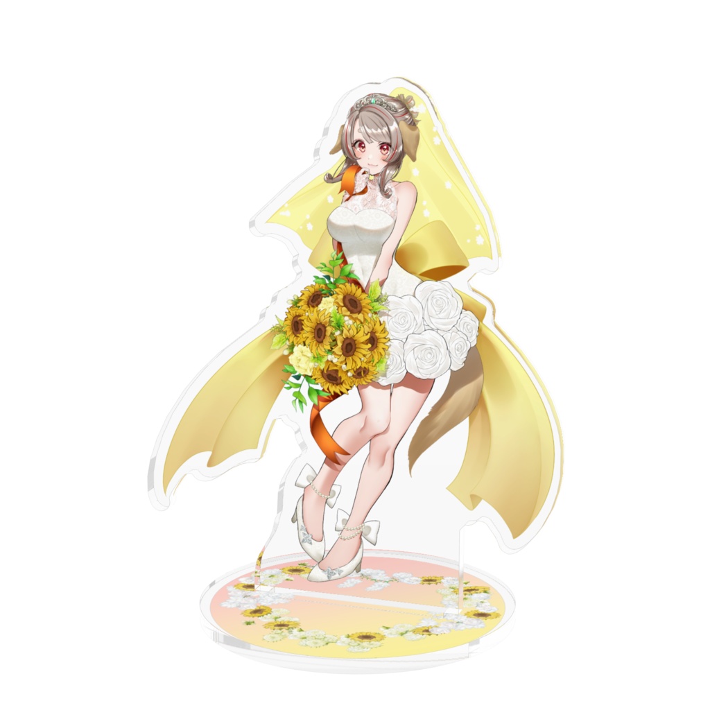 桃瀬もかウェディングアクリルフィギュア