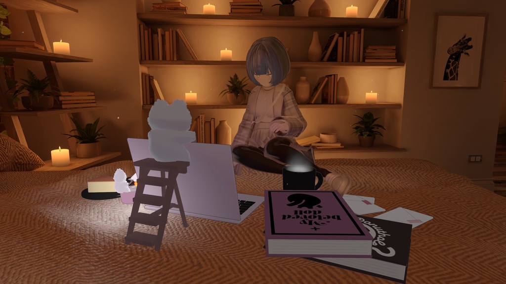 【簡単導入】ぐうたらごろねぴぃ~しぃ【VRChat向けギミック】