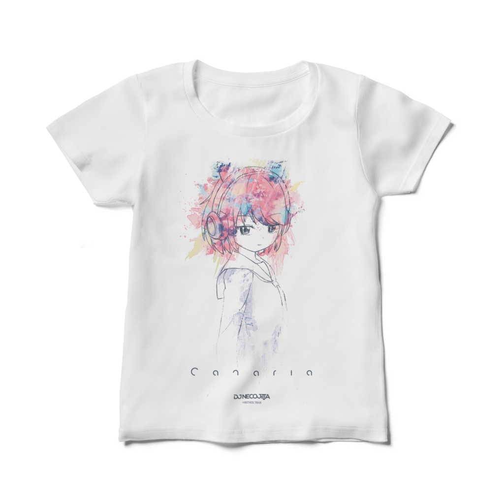 DJ NECOJITA - Canaria レディースTシャツ