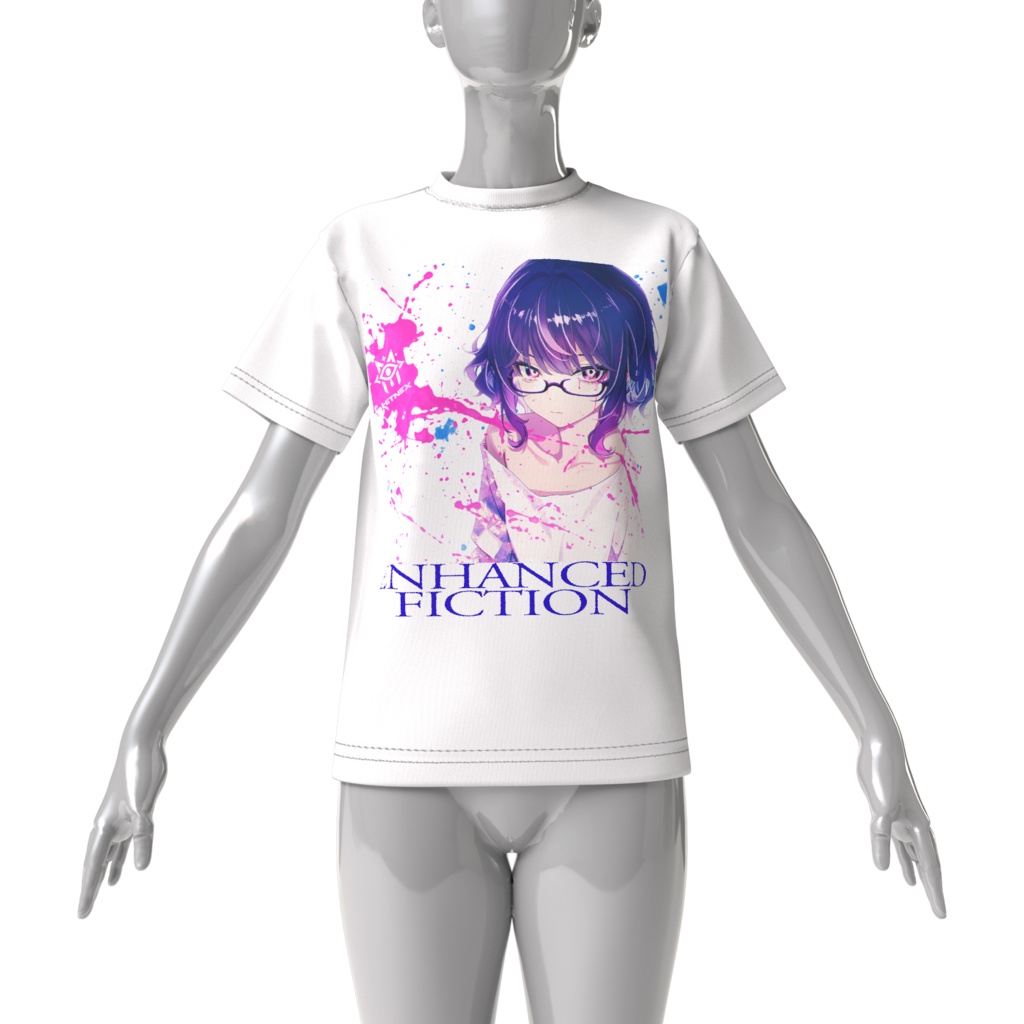 ENHANCED FICTION ビッグシルエットTシャツ