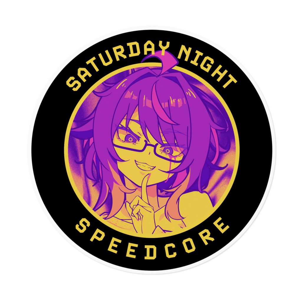 SATURDAY NIGHT SPEEDCORE ステッカー