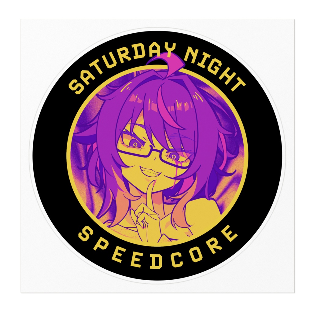 SATURDAY NIGHT SPEEDCORE ステッカー