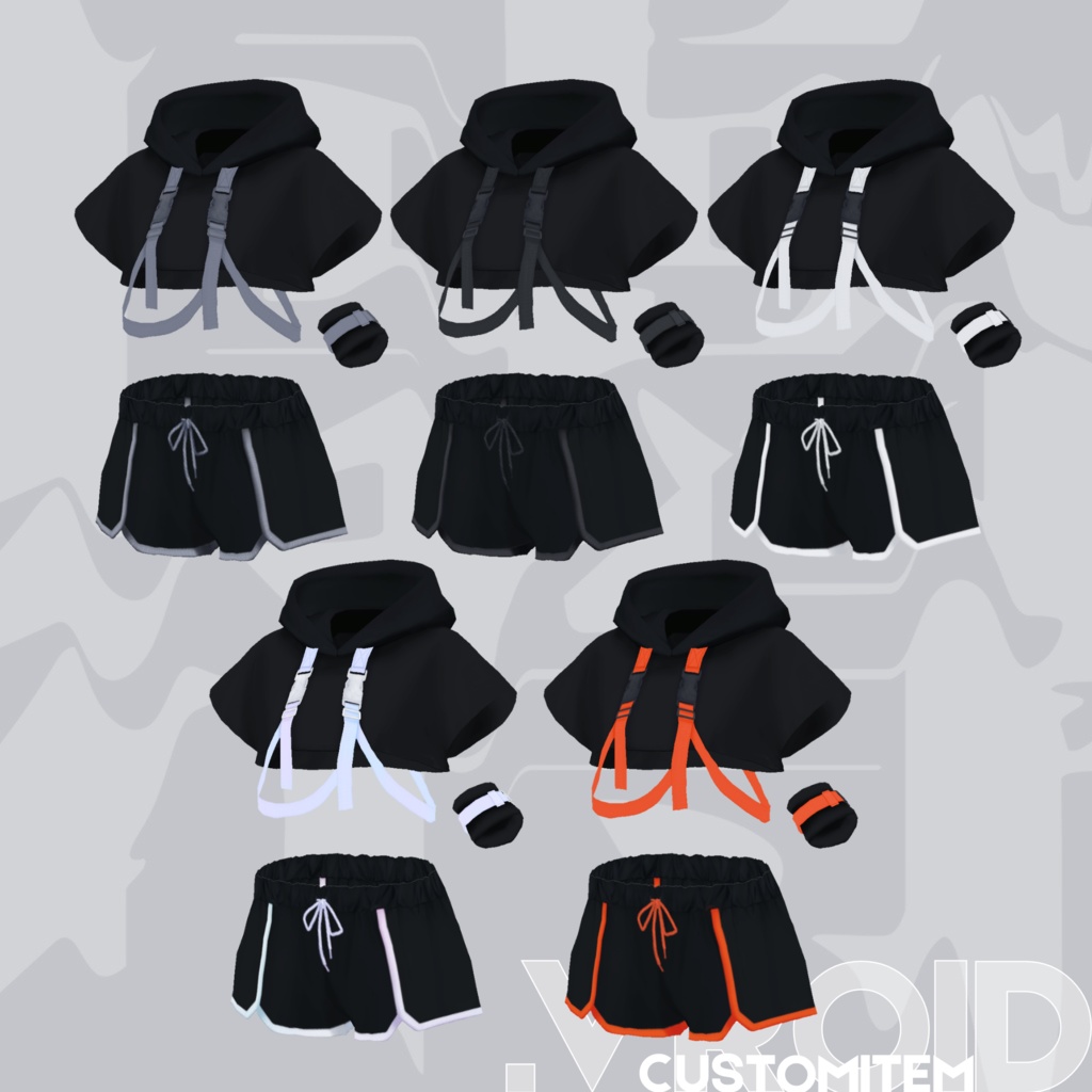 kowareul_20ss_swimwear | 水着 サンダル スポーツカジュアルスイムウェア #VRoid