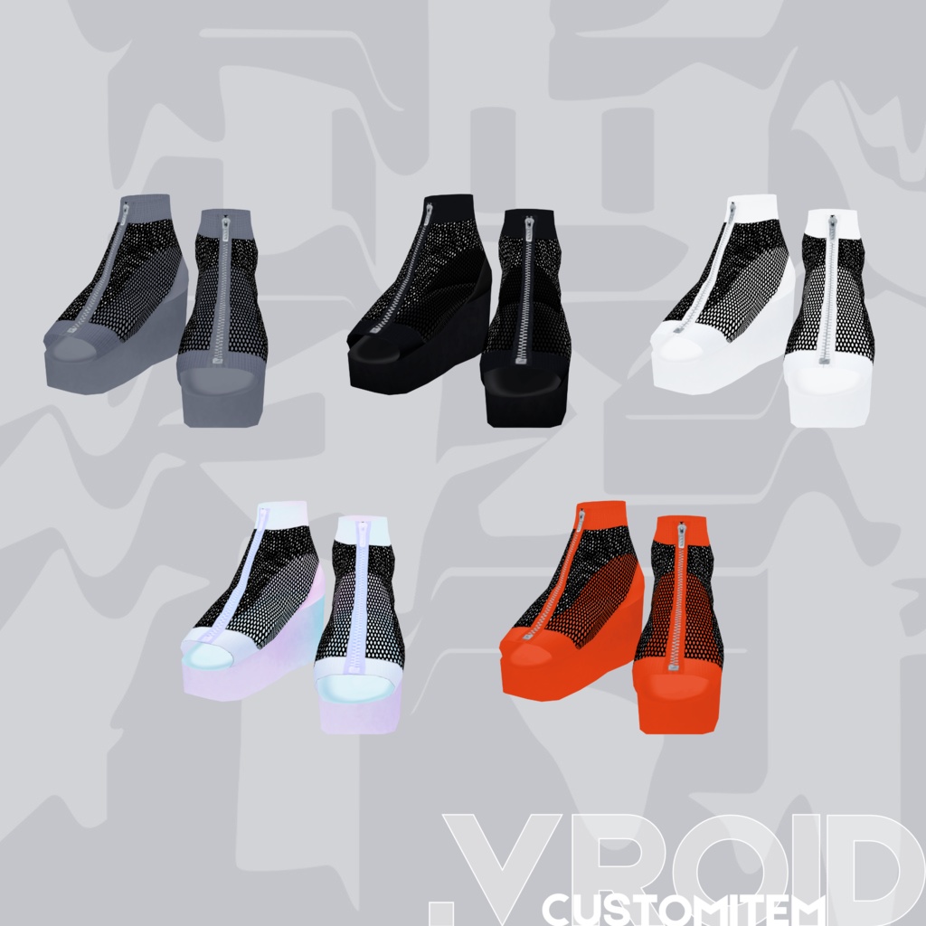 kowareul_20ss_swimwear | 水着 サンダル スポーツカジュアルスイムウェア #VRoid