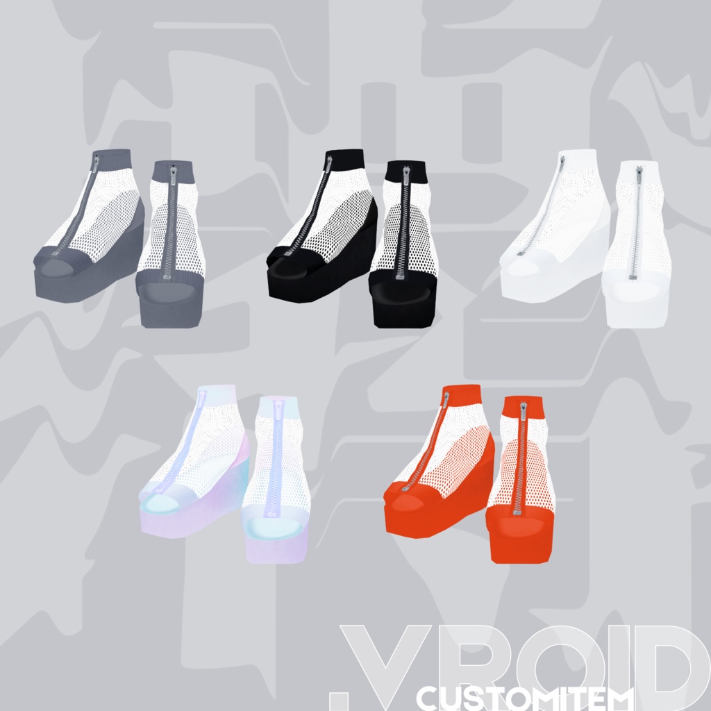 kowareul_20ss_swimwear | 水着 サンダル スポーツカジュアルスイムウェア #VRoid