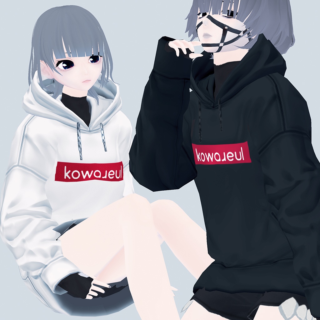kowareul ロゴパーカー | #VRoid