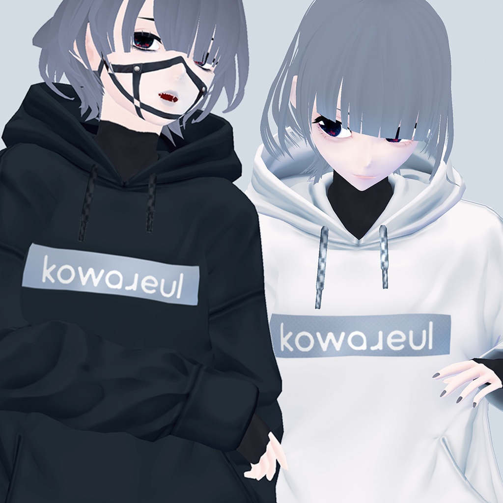kowareul ロゴパーカー | #VRoid