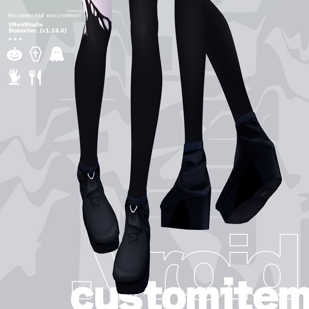 spooky restaurant | 6item | #VRoid #Halloween