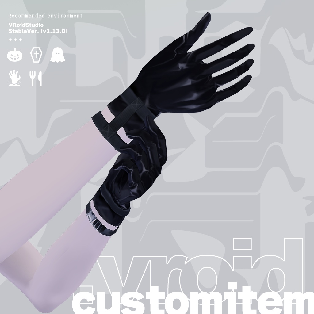 spooky restaurant | 6item | #VRoid #Halloween