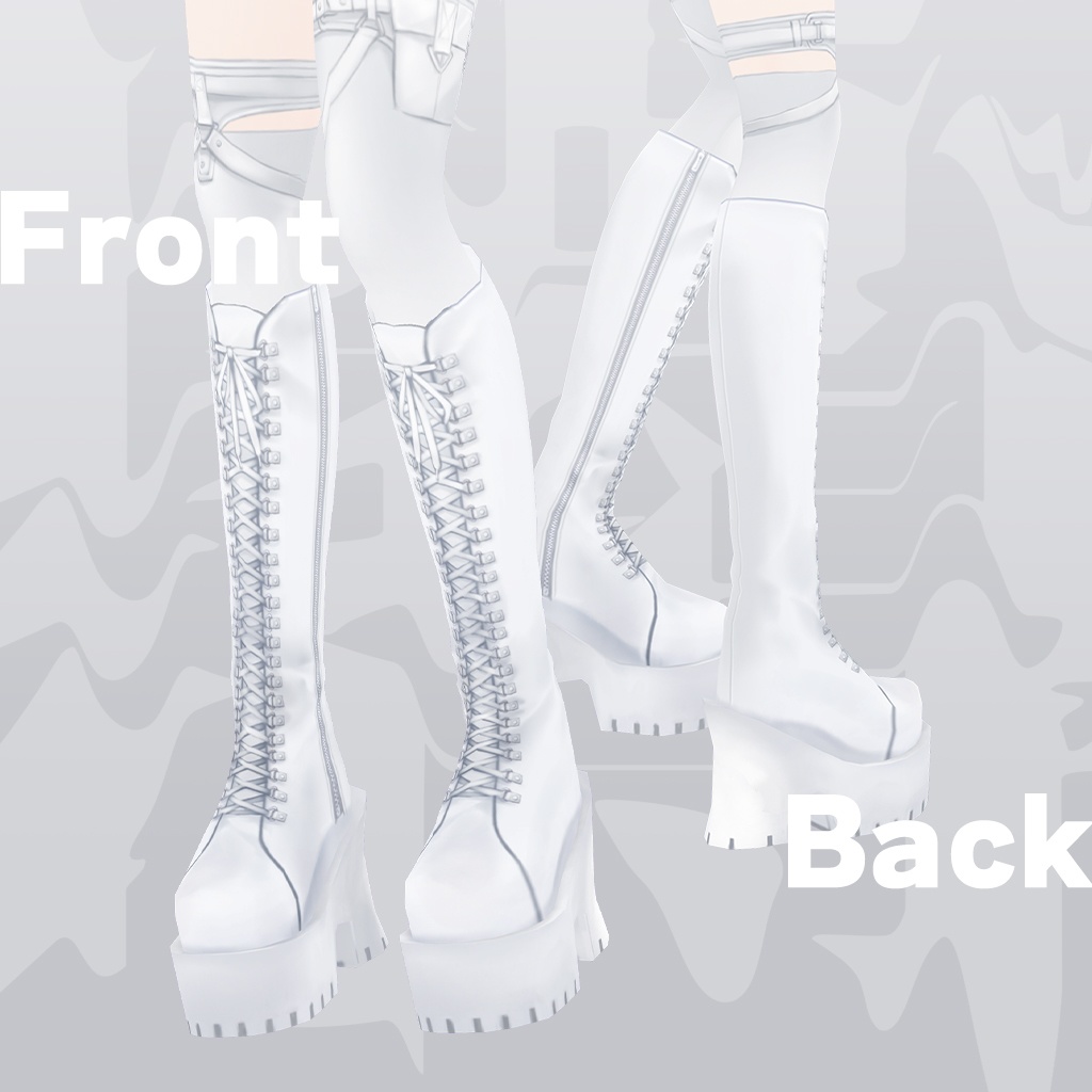 collaboration shoes "鏡崎やお" | #VRoid