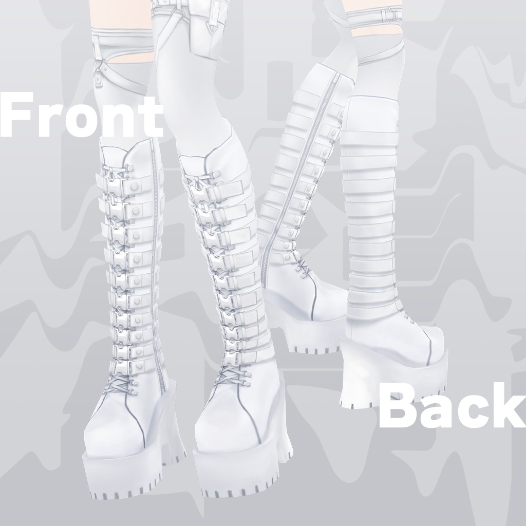 collaboration shoes "鏡崎やお" | #VRoid