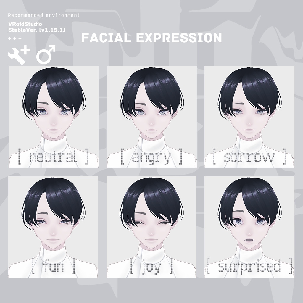 否 ina | 顔プリセット アバターモデル | #NEOKET4 #VRoid