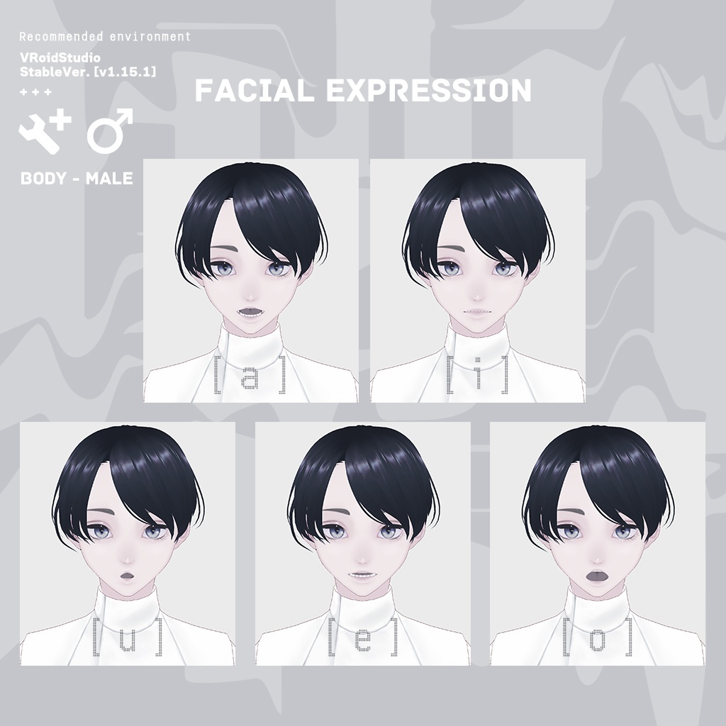 否 ina | 顔プリセット アバターモデル | #NEOKET4 #VRoid