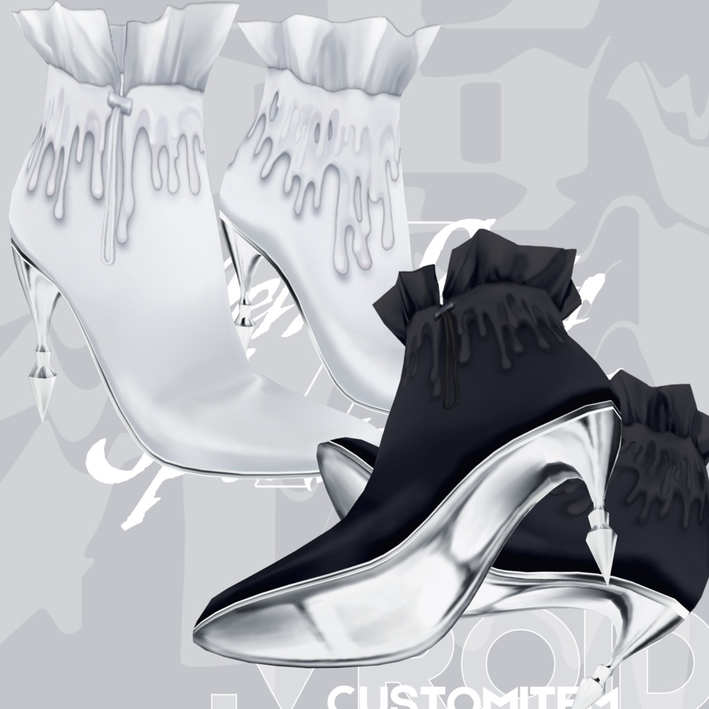 SpearHeel MeltSpats | ピンヒール | #VRoid #Halloween