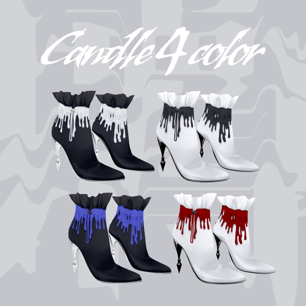 SpearHeel MeltSpats | ピンヒール | #VRoid #Halloween