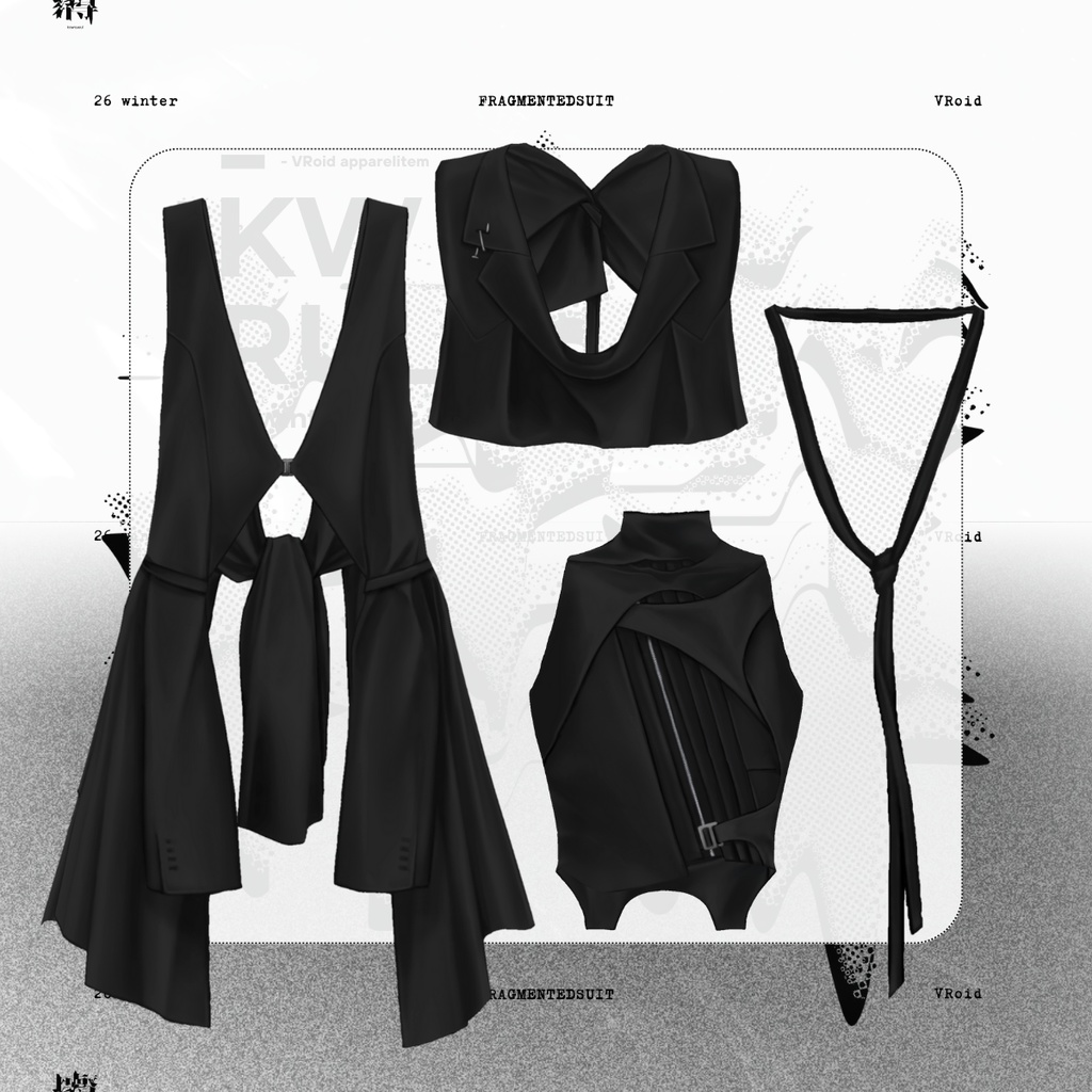 FragmentedSuit | #VRoid #XWear