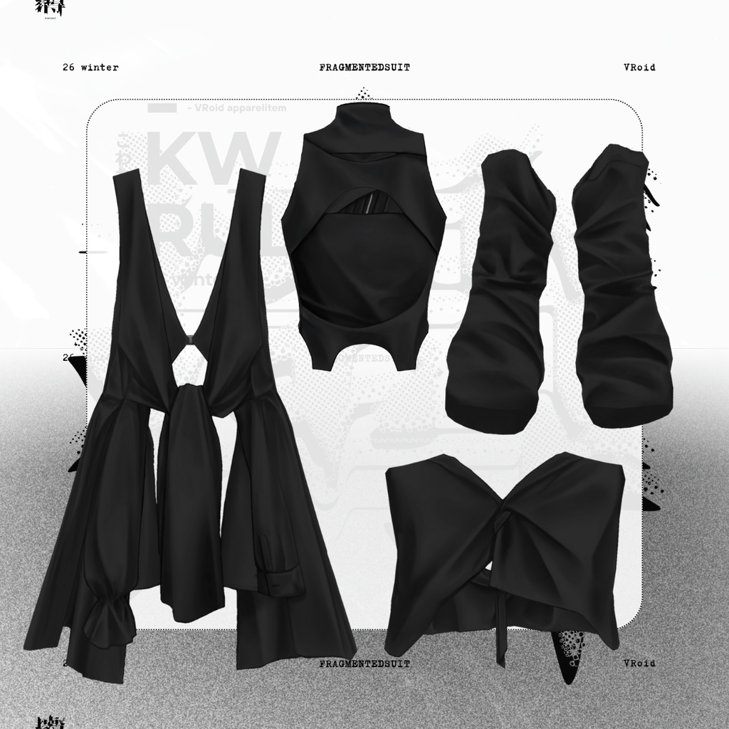 FragmentedSuit | #VRoid #XWear