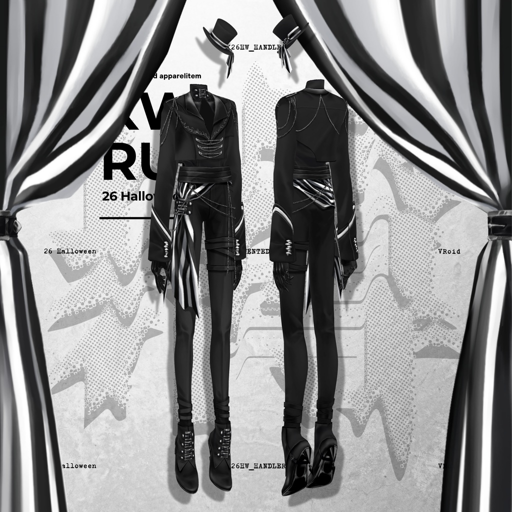 k26HW_Handler | #VRoid | #kowareul | #VRoidHalloween